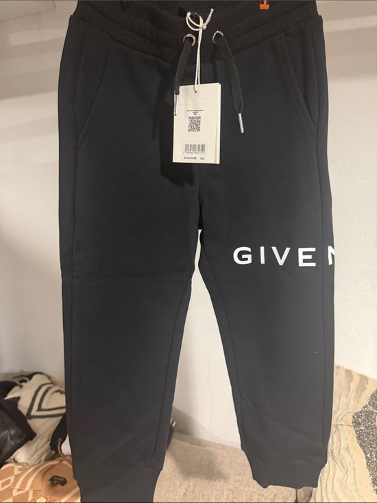 Givenchy Other - Givenchy Black Logo Sweatpants with White Lettering